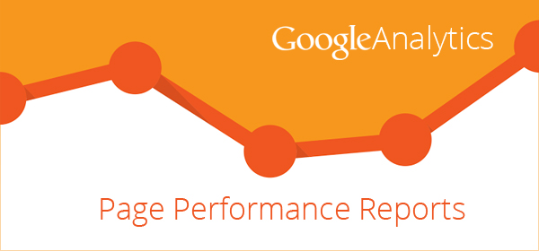 page performance reports google analytics