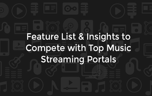 music streaming portal features