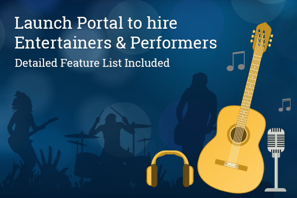 Online portal for hiring performers