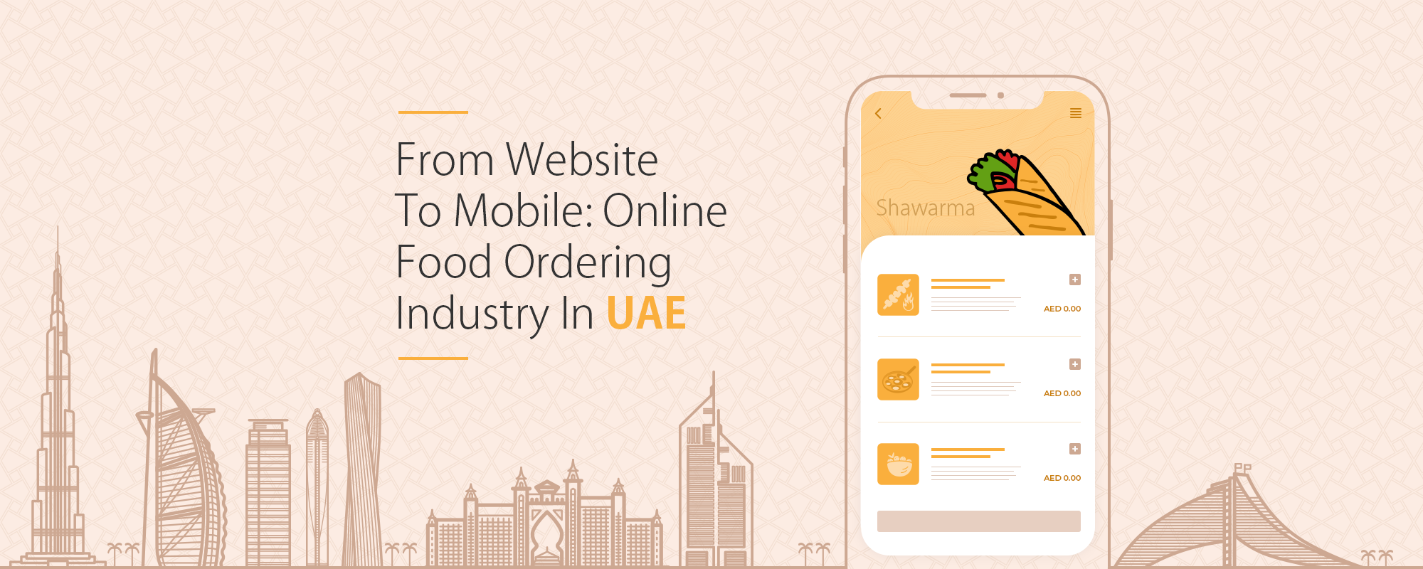 From Website to Mobile: How the Online Food Ordering and Delivery Industry Evolved in the UAE?